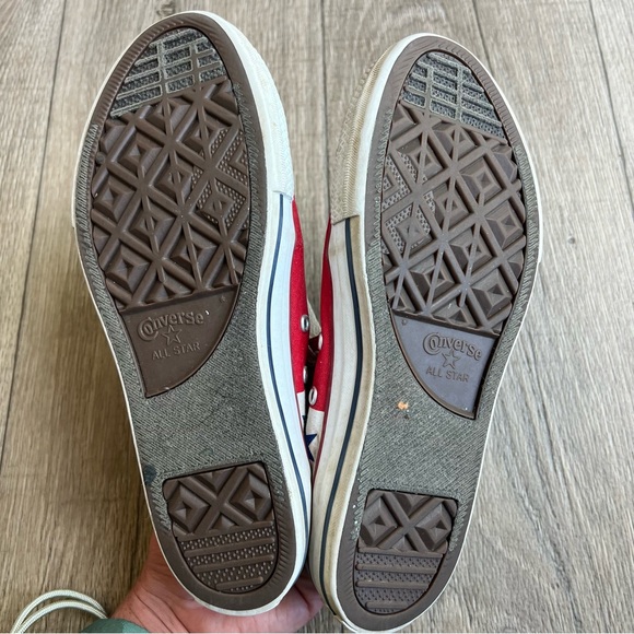 Converse vintage USA American flag high top sneakers Junior 6 EU 38.5 women 8 - Picture 8 of 8